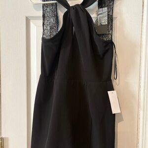 Black cocktail dress